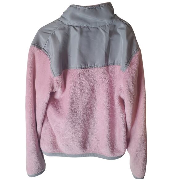 Timberland Girls Full Zip Pink Fleece Jacket, Large 8/10 - Picture 3 of 6